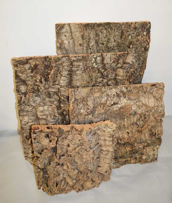 matches21 Corteccia di sughero decorazione in pietra lavata per composizioni floreali corteccia decorativa materiale naturale decorazione artigianale 1 pz 50x25 cm 