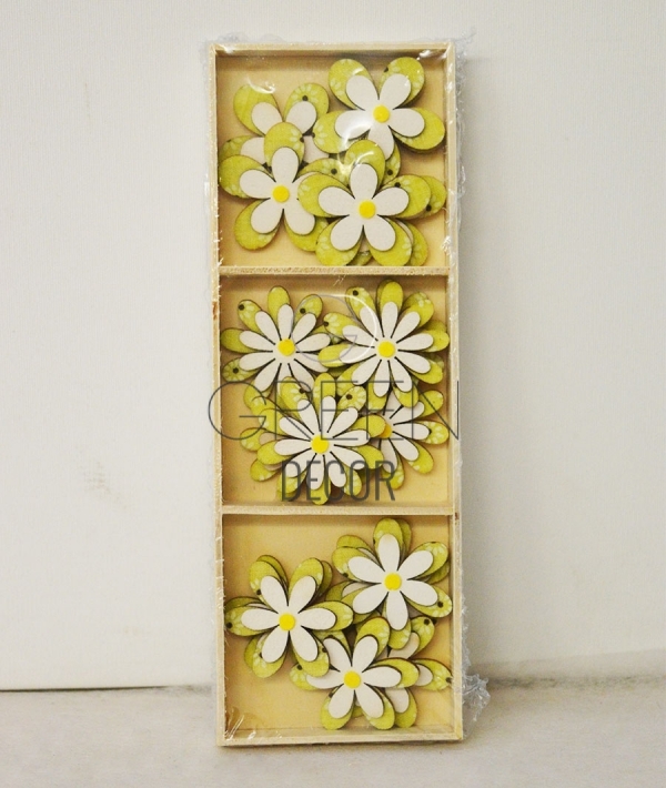 Composizioni fiori di legno